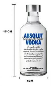 Kit 6  Vodka Absolut Original Sueca 200ml