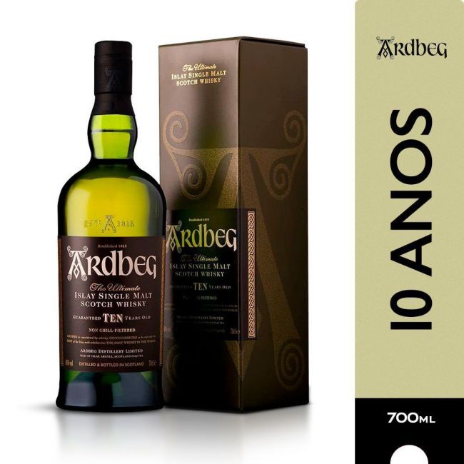 Ardbeg 10 Anos Single Malt 750 ml