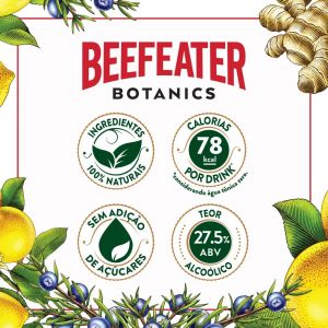 Beefeater Botanics Lemon e Ginger 750ml