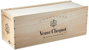 Champagne Veuve Clicquot Brut Jeroboam 3L - Caixa de Madeira