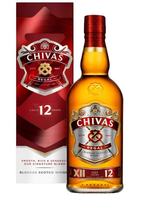 Whisky Chivas Regal 12 anos Escocês 1L