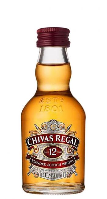 Chivas Regal Whisky 12 anos Escocês 50ml