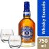 Chivas Regal Whisky 18 anos Escocês 750ml + 2 Copos de Vidro Personalizados
