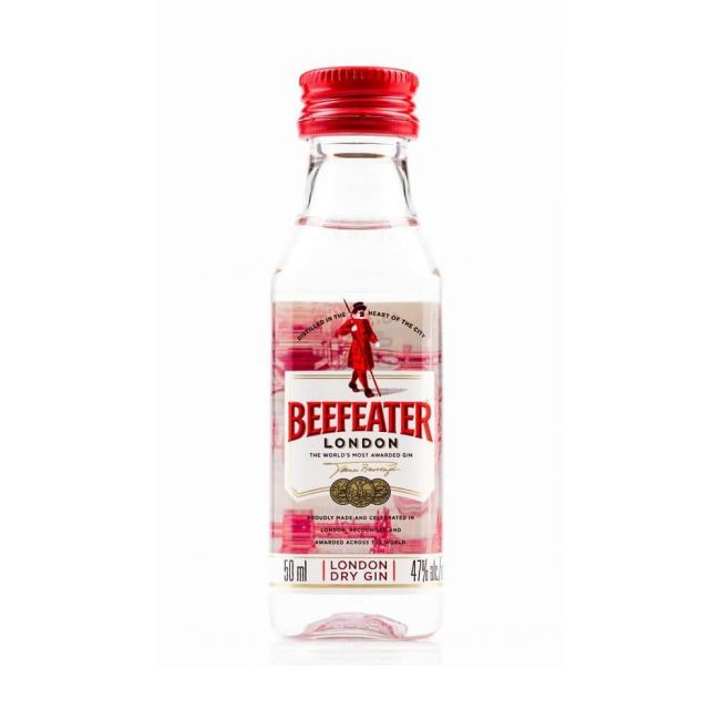 GIN BEEFEATER LONDON DRY MINIATURA 50ML