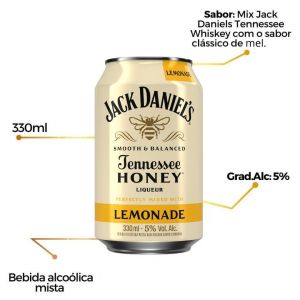 Jack Daniel's Honey & Lemonade Lata 330ml 