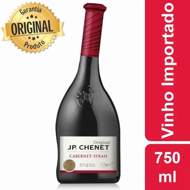 JP Chenet Cabernet-Syrah Vin de Pays d'Oc IGP 750 ml.