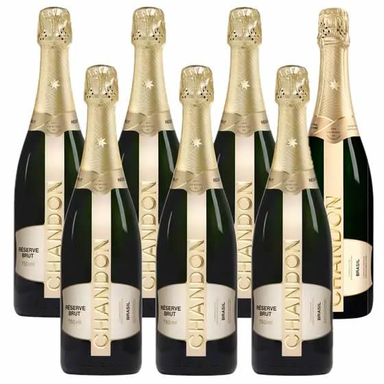 Kit 7 Espumante Chandon Réserve Brut 750ml