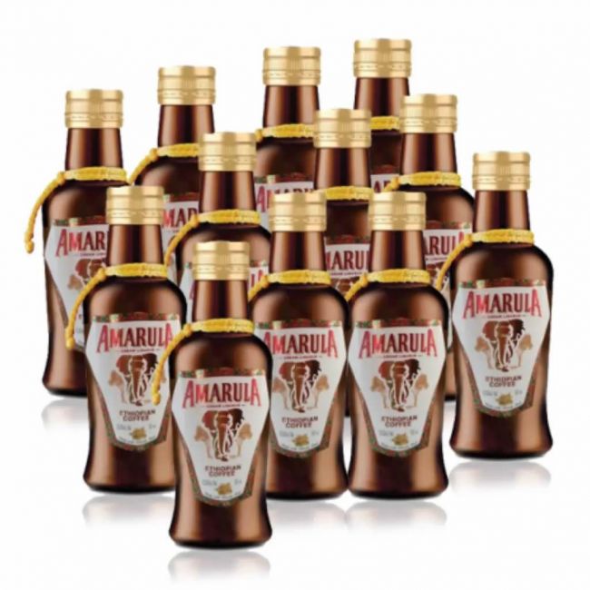 Kit 12 Miniatura Amarula Coffee 50 ml