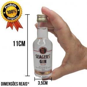 Kit 12 Miniatura Gin Seagers 50ml