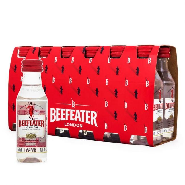 Kit 12un Miniatura Gin Beefeater 50ml