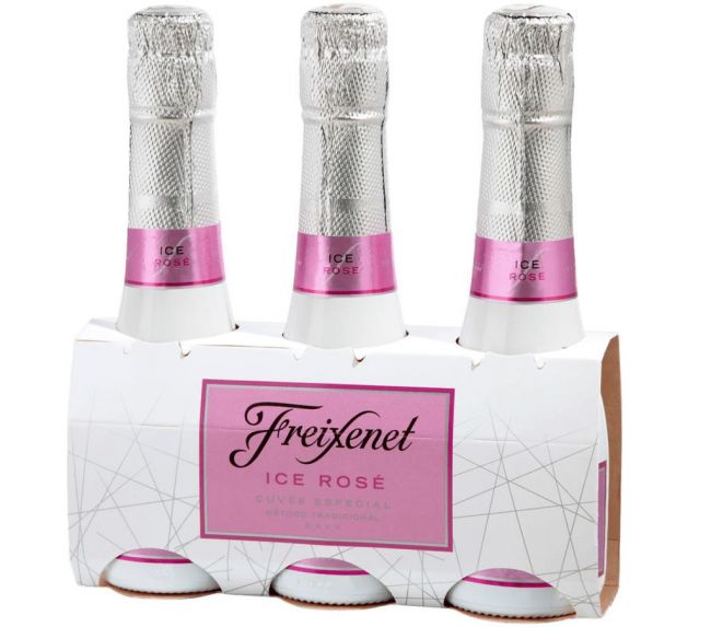 Kit 3 Miniaturas Freixenet Ice Rose 200ml