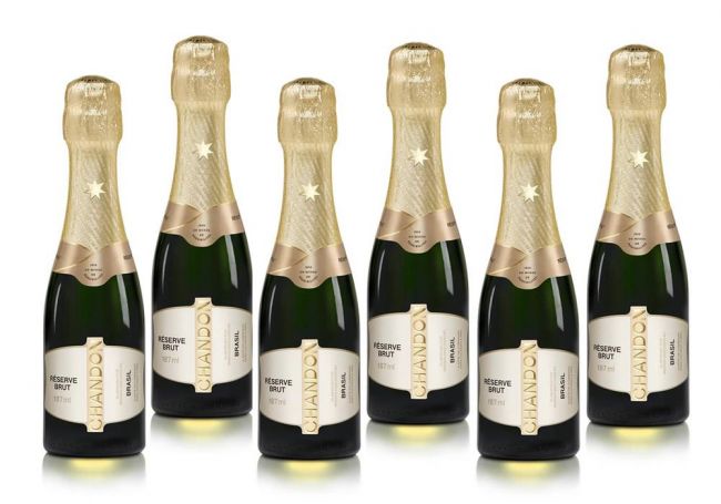 Kit 6 Espumantes Baby Chandon Reserve Brut 187ml