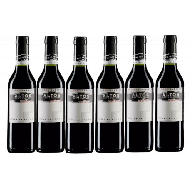 KIT 6 VINHO ARG. ALTOS LAS HORMIGAS MALBEC 375ML