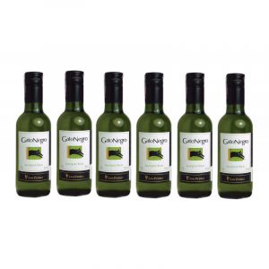 Kit 6 Vinho Chil. Branco Gato Negro Sauvignon Blanc 187,5 ml