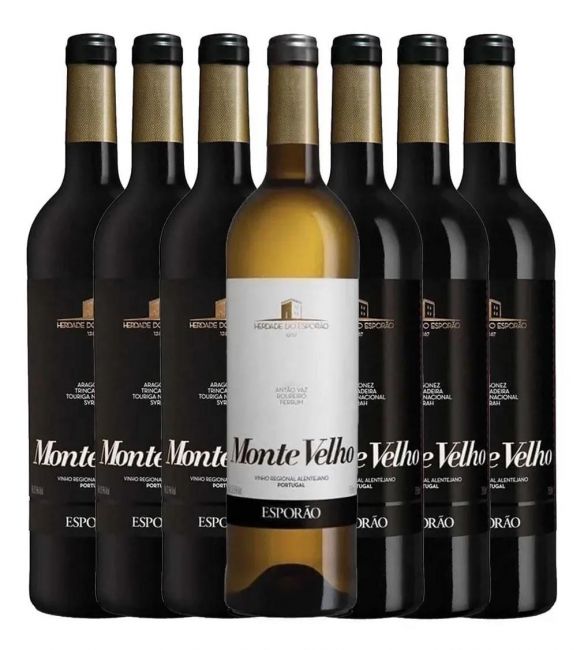 Kit 6 Vinho Monte Velho Tinto 750ml + 1 Branco 750ml