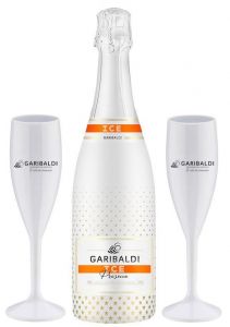 Kit Garibaldi Prosecco Ice 750ml + 2 taças personalizadas