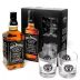 Kit Jack Daniels 1000ml + Dois Copos Personalizados 