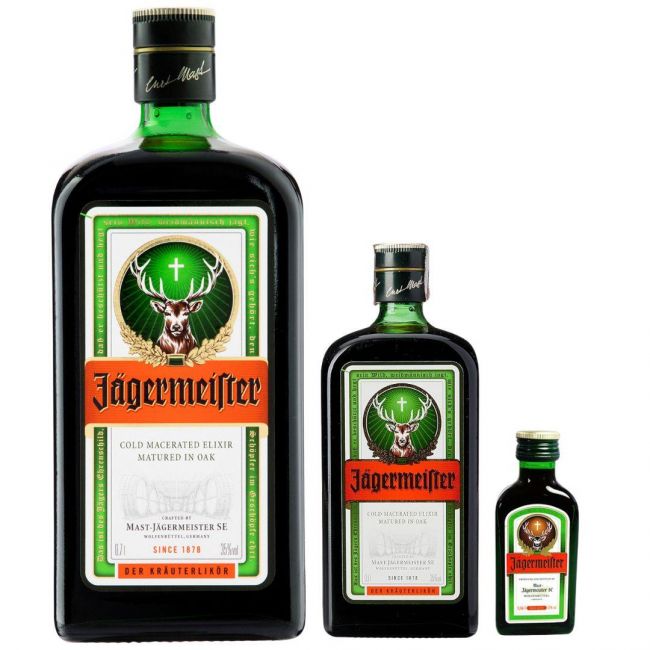 Kit Jagermeister Aperitivo 700 ml + Jagermeister Aperitivo 350ml + Miniatura 20ml