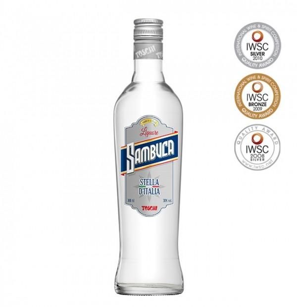 Licor Sambuca Stella D Italia Toschi 700ml.