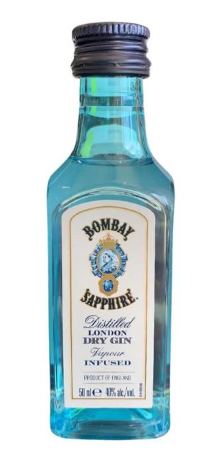 Miniatura Gin Bombay Sapphire 50 ml