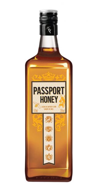 Whisky Escocês Passport Honey 670ml na Fox Importadora