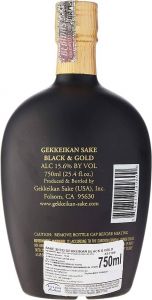 Sake Gekkeikan Black Gold 750 ml
