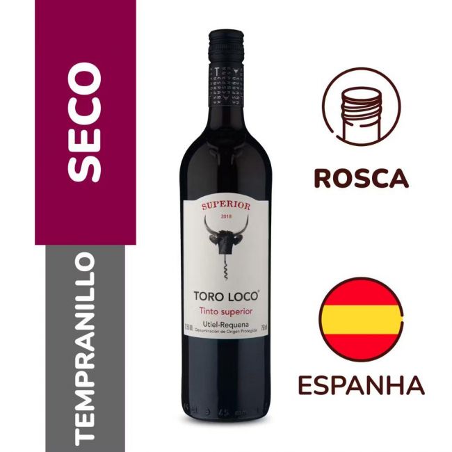 Toro Loco D.O.P. Utiel-Requena Tinto Superior 750ml