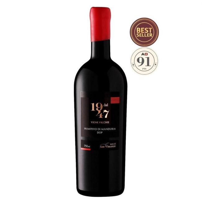Vinho Italiano Dal 1947 Primitivo Di Manduria tinto 750ml