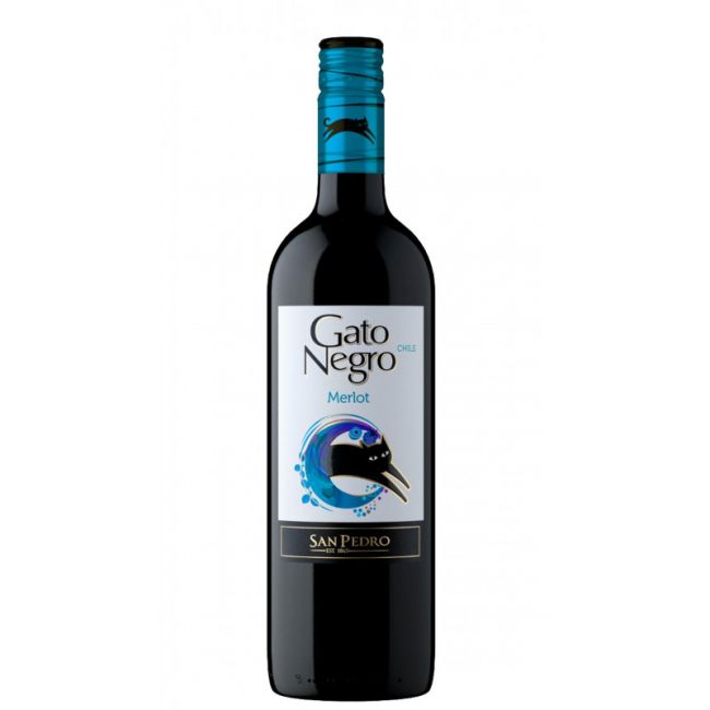 Vinho Gato Negro Merlot 750ml