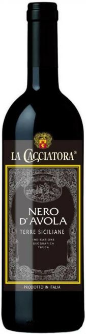 Vinho Italiano La Cacciatora Nero d'Avola Sicilia DOC 750 ml