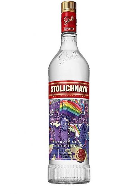 Vodka Stolichnaya Harvey Milk Limited Edition1000ml