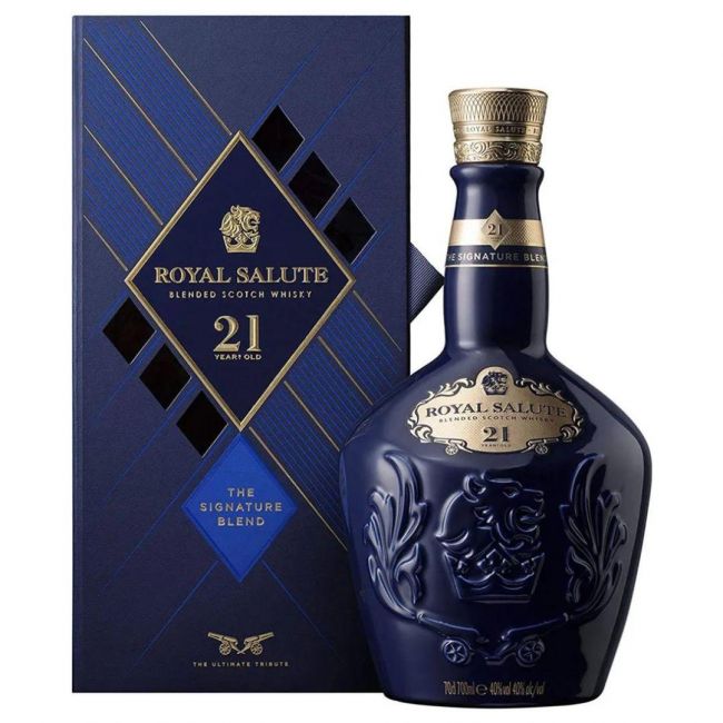 Whisky Chivas Royal Salute 21 anos Azul Signat 700 ml