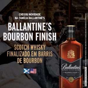 Whisky Escocês Ballantines Bourbon Finish 750ml