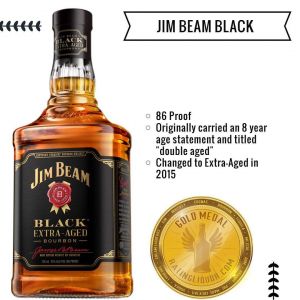 Whisky Jim Beam Black Bourbon Extra Aged 1000 ml