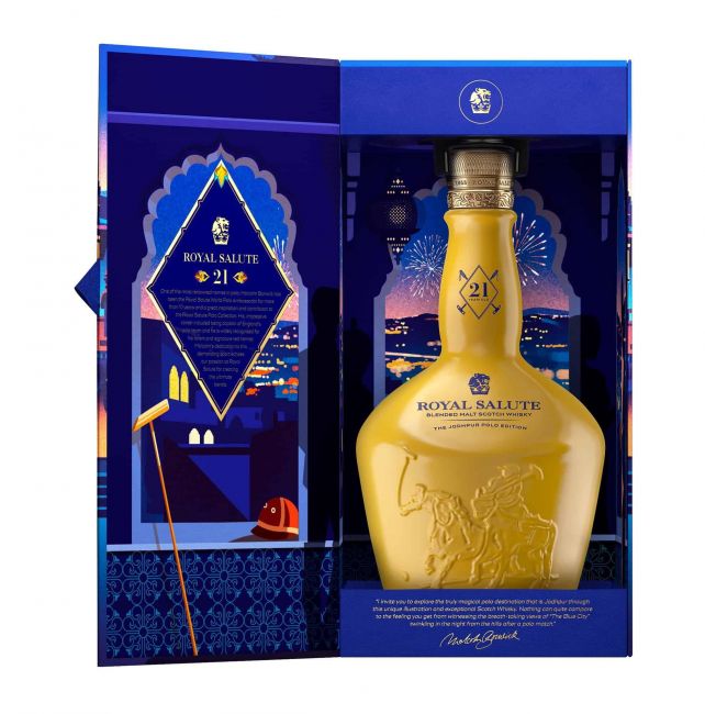 Whisky Royal Salute 21 anos The Jodhpur Polo Edition 700ml