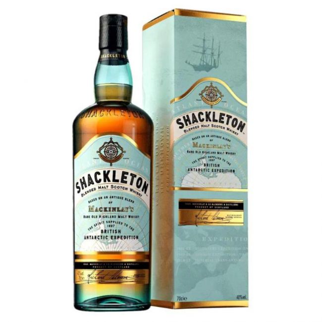 Whisky Shackleton Blended Malt Scotch Escócia 700ml