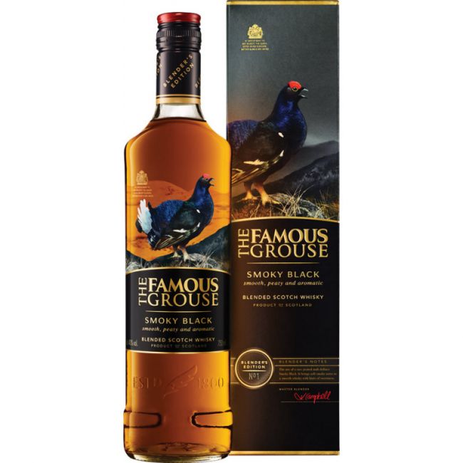 Whisky The Famous Grouse Smoky Black 750ml